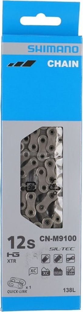 SHIMANO CN-M9100 XTR Schaltungskette, 138 Glieder, 12-fach, Produktbild