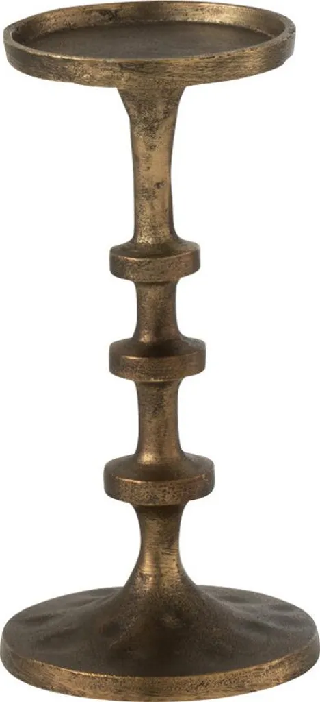 Petit Bougeoir Design en Bronze Luz J-Line - Photophore Déco de Table