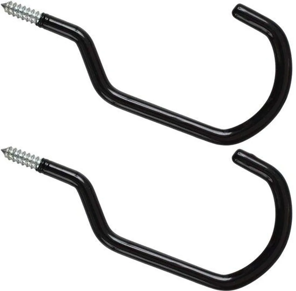 Lot de 2 crochets VTT 8 pouces robustes pour rangement mural garage