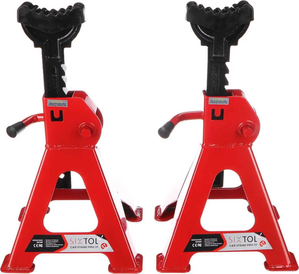 Support de Levage Voiture 3T SIXTOL Idéal pour Vidange et Freinage Auto