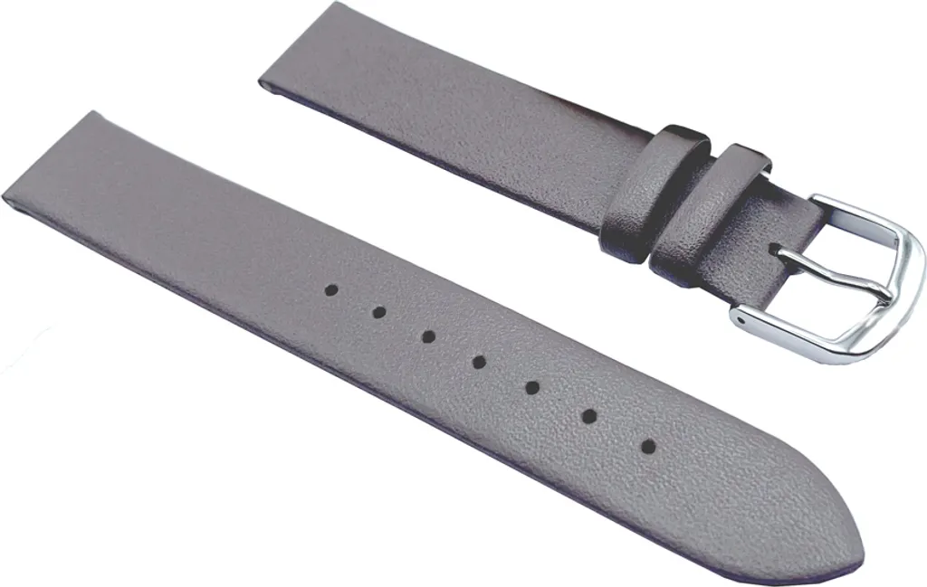 Rece New York 16mm Grigio Scuro | Cinturino in Pelle per Orologi Luxury