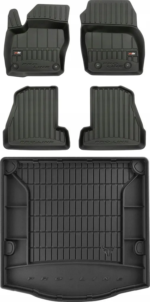 Tappetini 3D Ford Focus Mk3 Estate 2010-2018: Protezione Gomma Su Misura