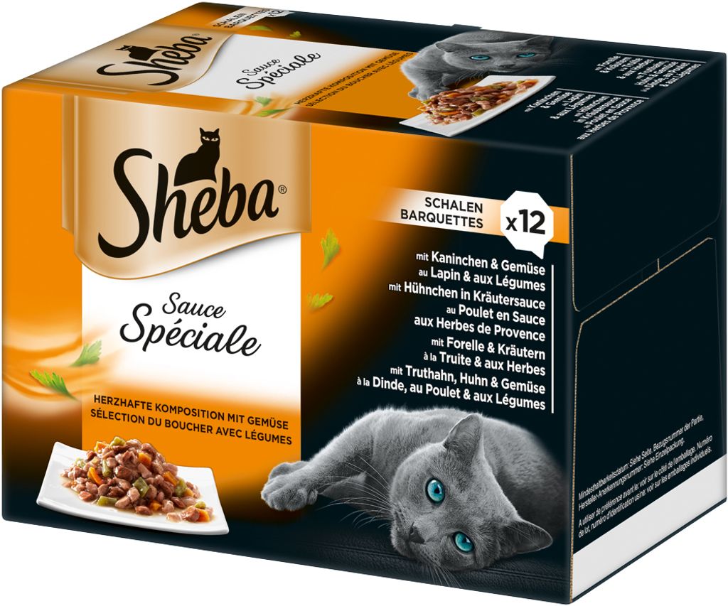 Sheba Schale 12x 85g - Sauce Spéciale Produktbild 