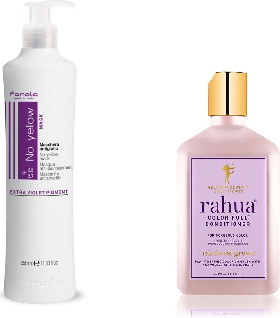 Fanola No Yellow Mask 350ml + Rahua Color Full Conditioner 275ml