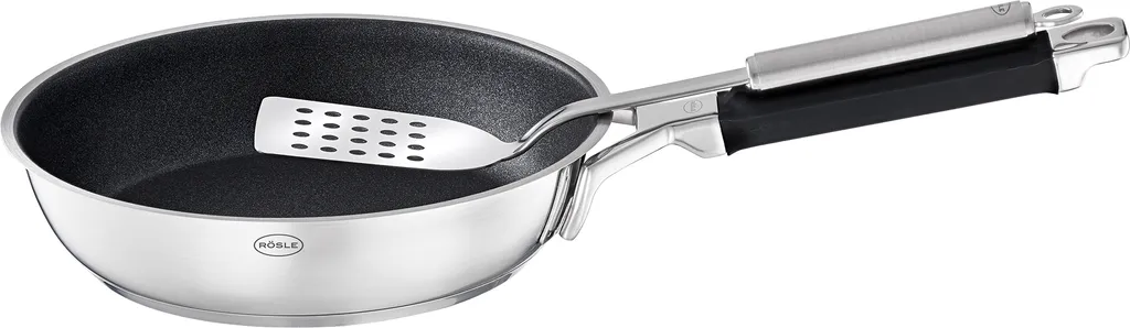 Padella RÖSLE SILENCE PRO CeraPlus 20 Cm | Antiaderente In Ceramica | Adatta A Induzione E Forno | Acciaio Inox