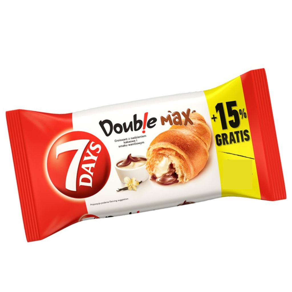 7 Days Croissant o smaku kakaowo-waniliowym 110g