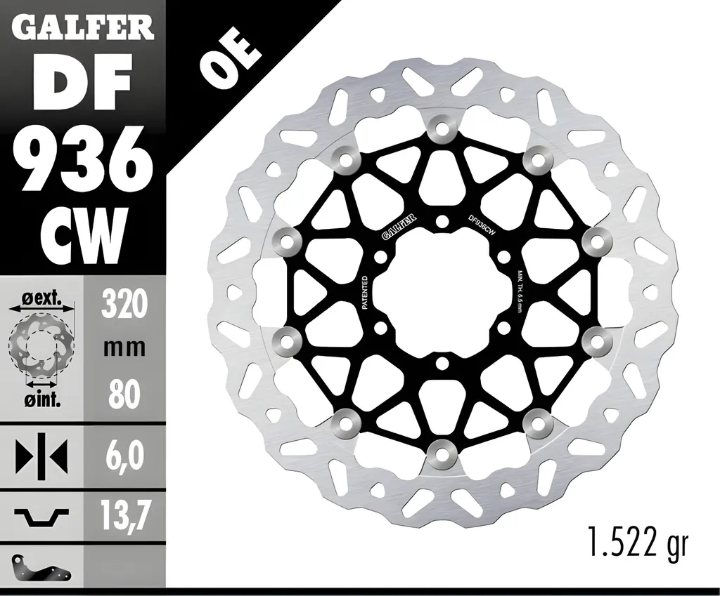 Disques Galfer 320mm pour BMW S1000RR 2019-2025 : Performance Circuit