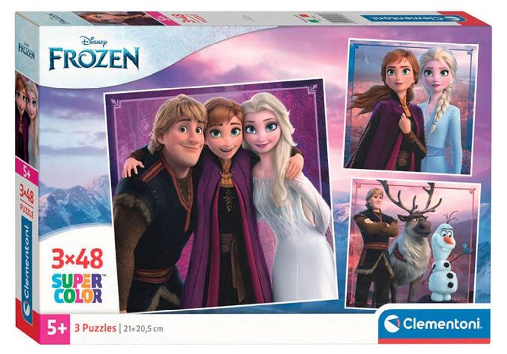 Clementoni Disney Eingefroren Puzzel 3X48 Stuks