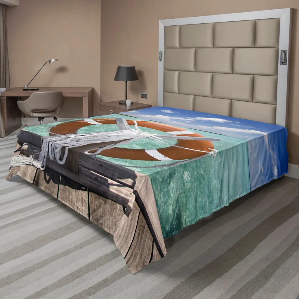 Drap de lit plat anti-plis et ultra doux pour literie décorative 275x260