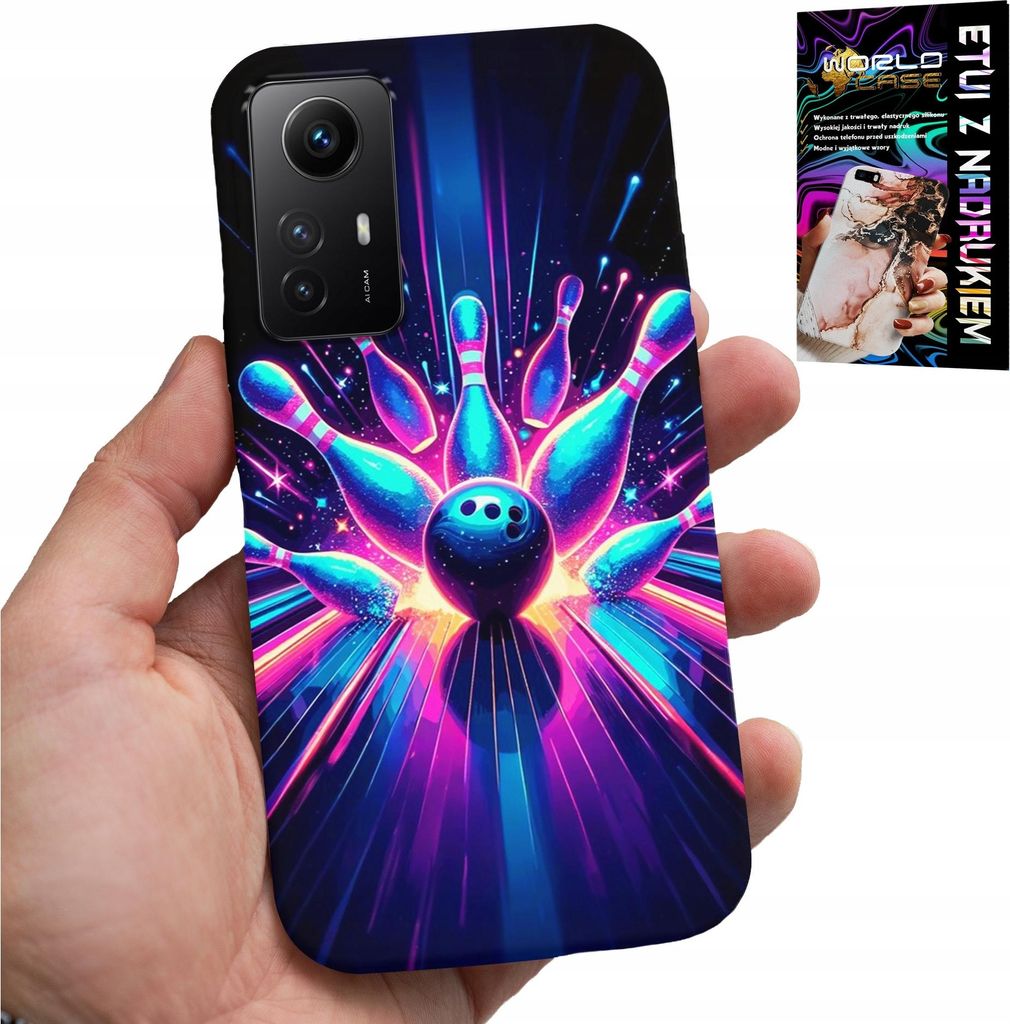 Hülle Für Xiaomi Note 12S 4G - Bowling Strike Cover, Rückseite