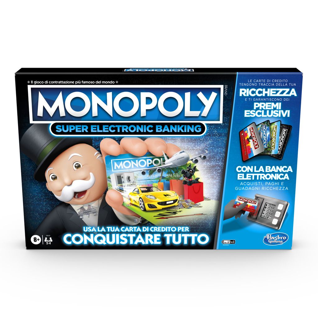 Monopoly Super Electronic Banking, Brettspiel, Wirtschaftliche Simulation, 8 Jahr(e), Familienspiel