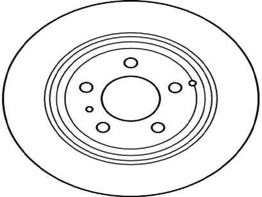 TRW Bremsscheiben (2 Stück) Hinterachse DF2660