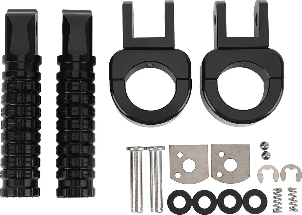 Repose-pieds moto en aluminium ajustable pour pare-chocs 25mm 32mm