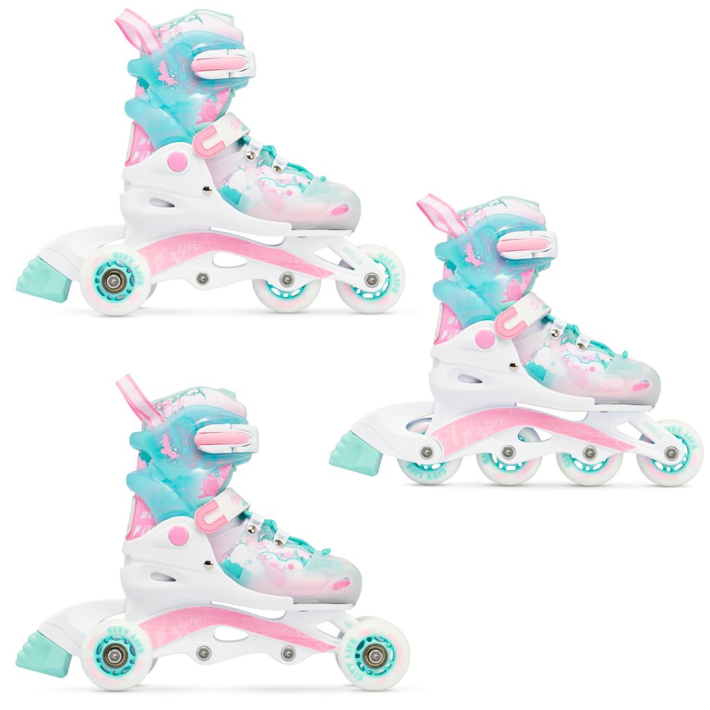 3in1 Kinder Inlineskates Triskates/Rollschuhe Raven Produktbild 