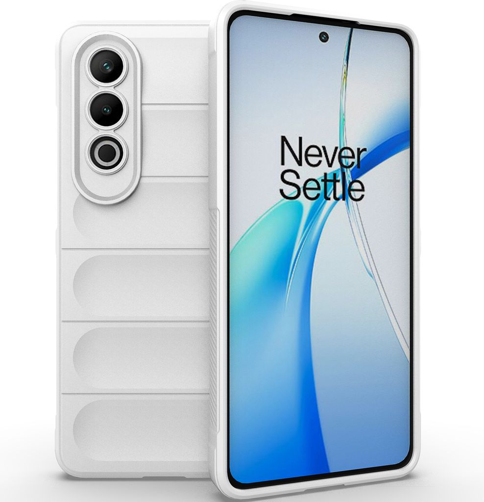 Handyhülle für OnePlus Nord CE4 Weich TPU Silikon Stossfest Anti-rutsch Hülle Weiß