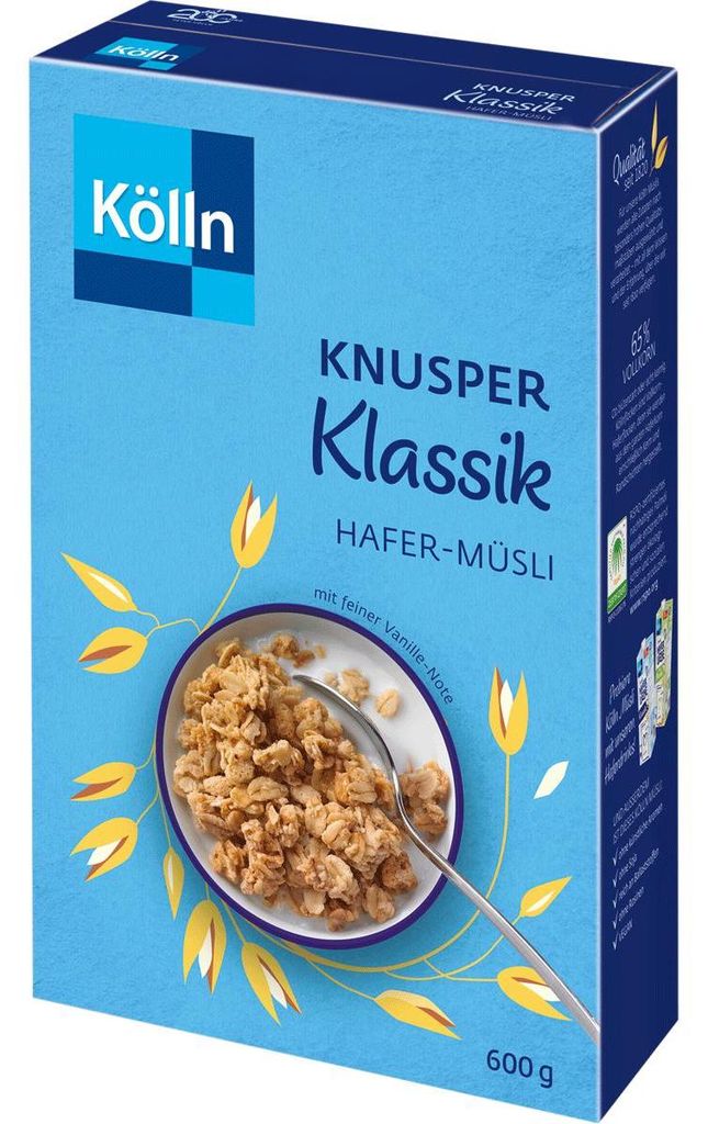 Kölln Crunchy Classic ovsené müsli s jemnou vanilkovou Obrázok produktu 