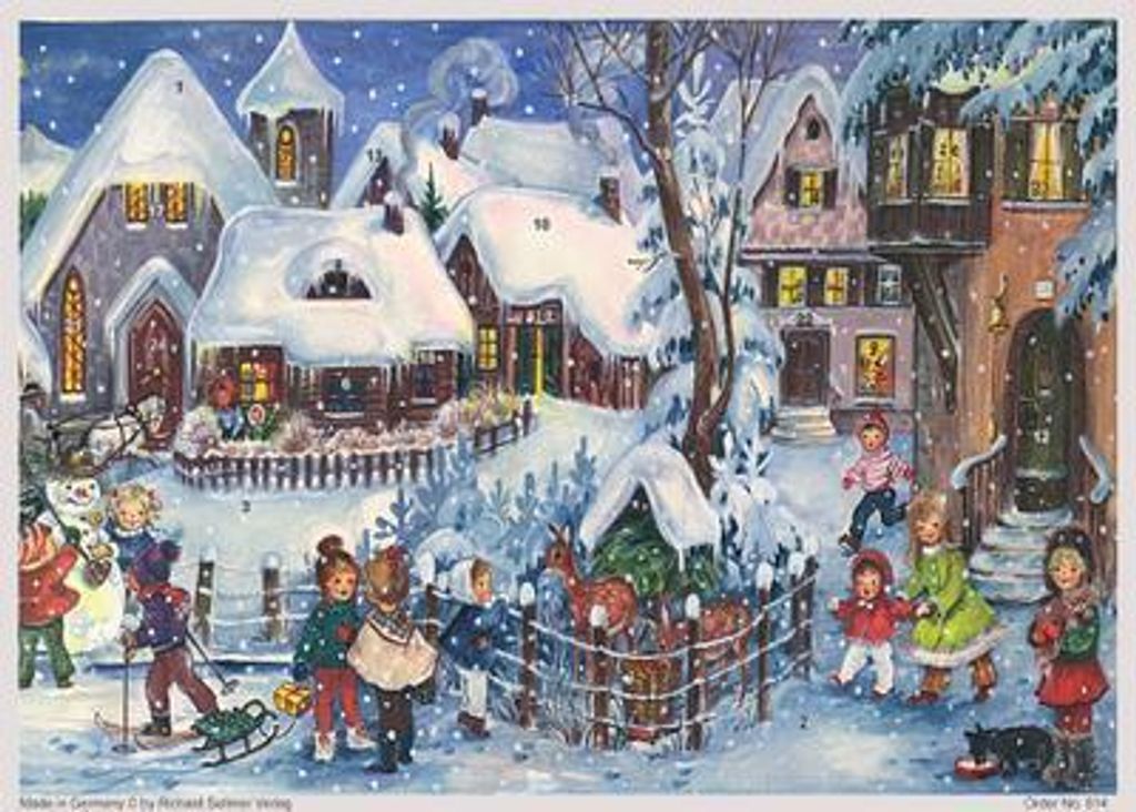 Richard Sellmer Verlag Nostalgischer Adventskalender aus Immagine del prodotto 