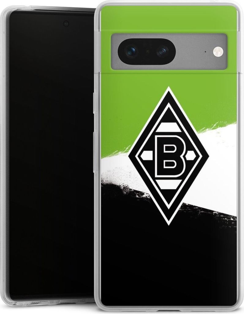 DeinDesign Slim Hülle für Google Pixel 7 Silikon Case Ultra Dünn Handyhülle Borussia Mönchengladbach Offizielles Lizenzprodukt BMG