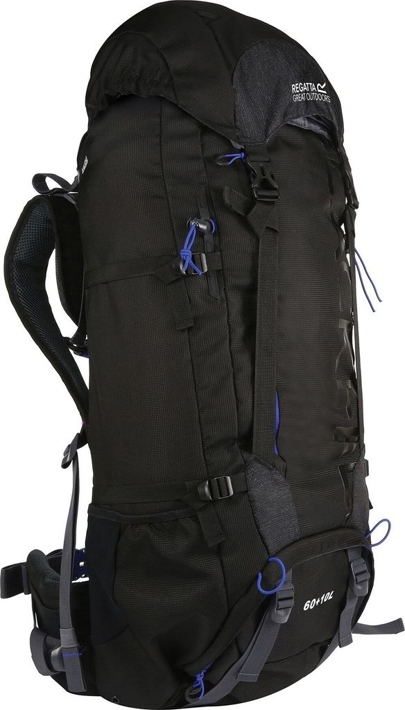Regatta Blackfell III 60+10 Liter Rucksack, Farbe:Schwarz