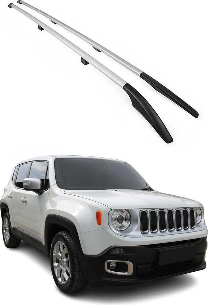 Barres de toit longitudinales pour Jeep Renegade 2014-2024 Image du produit 