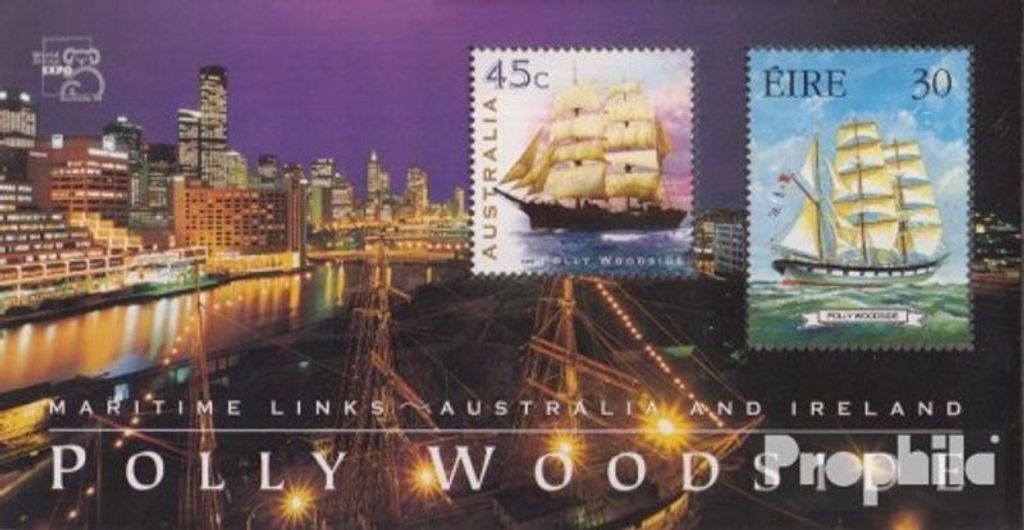 Briefmarken Irland 1999 Mi Block32 (kompl.Ausg.) postfrisch Seefahrt