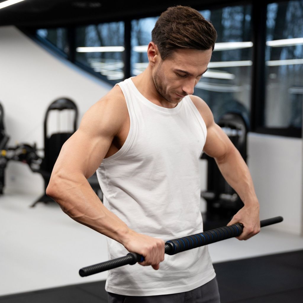 Gymtek® Sada činek a tyče - 2x15 kg - nastavitelné činky, Obrázek produktu 8