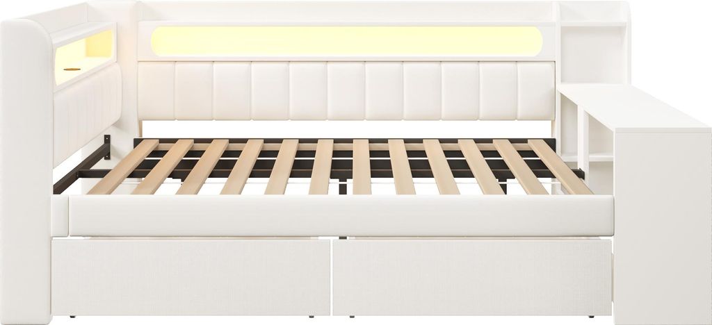 okwish Schlafsofa 140x200 Tagesbett Jugendbett mit 2 Produktbild 