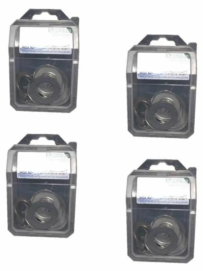 Stop Rouille : Rondelle Plate M20 Inox A2 NFE 25514 - Lot de 40 D-Work
