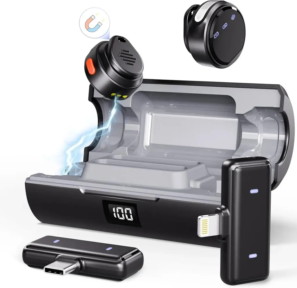 Micro cravate sans fil pour Vlogging et Streaming - Android et iPhone Pro