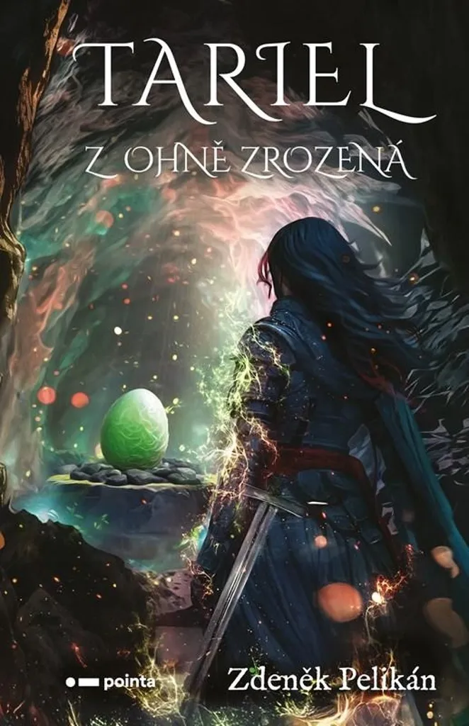 Tariel par Zdeněk Pelikán : Statue en Verre de Bohême d'Artiste 45cm