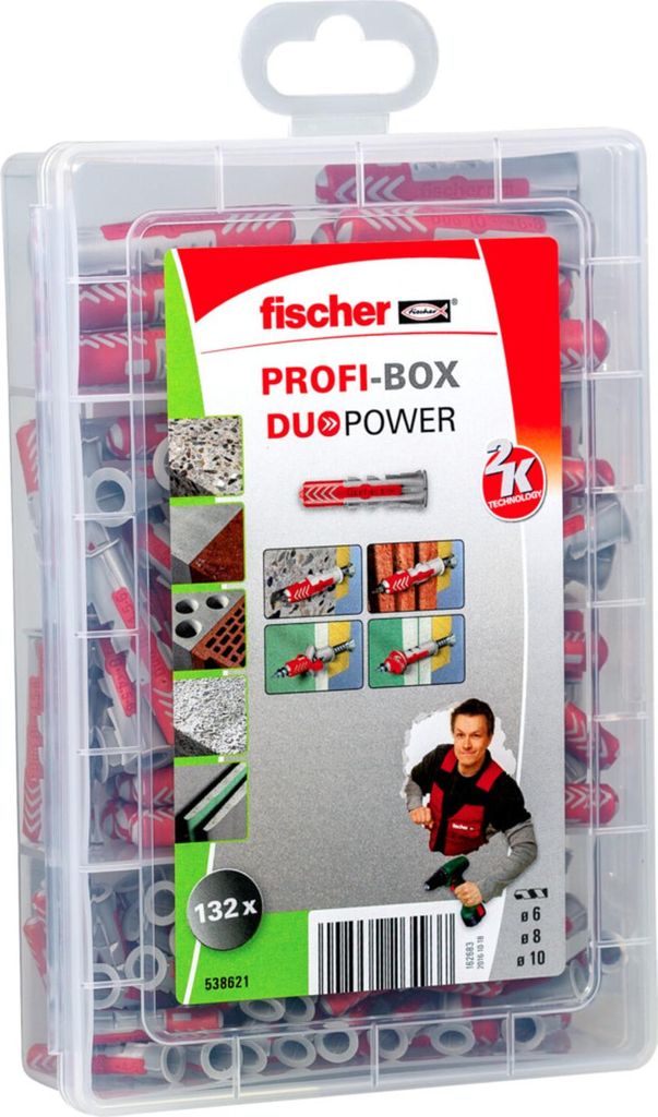 Fischer 538621, Dübel, Autoklaven-Porenbeton, Gipskarton, Produktbild 