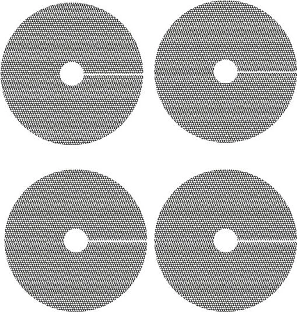 Protège-poêle pour rangement cuisine lot de 4 tapis de protection 40 cm