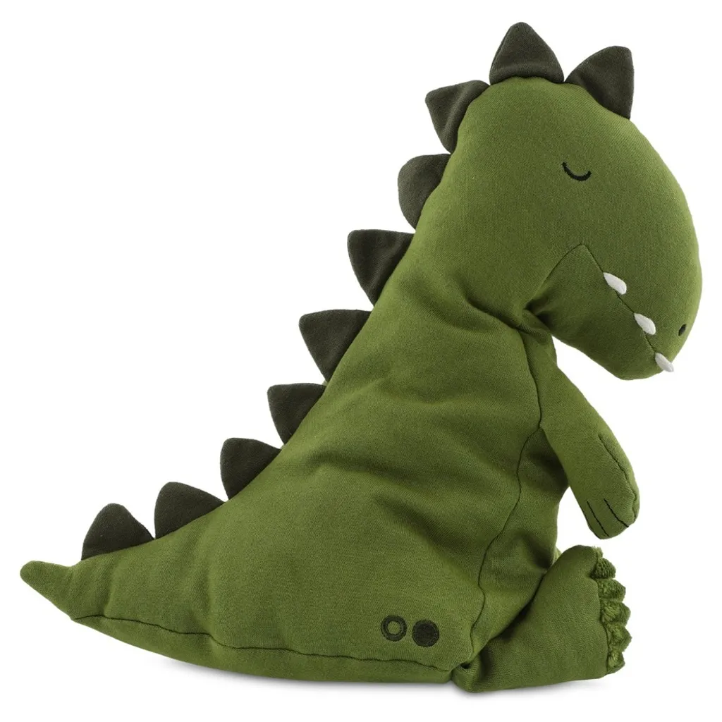 Doudou peluche dinosaure Mr Dino idéal pour accompagner les nuits de bébé