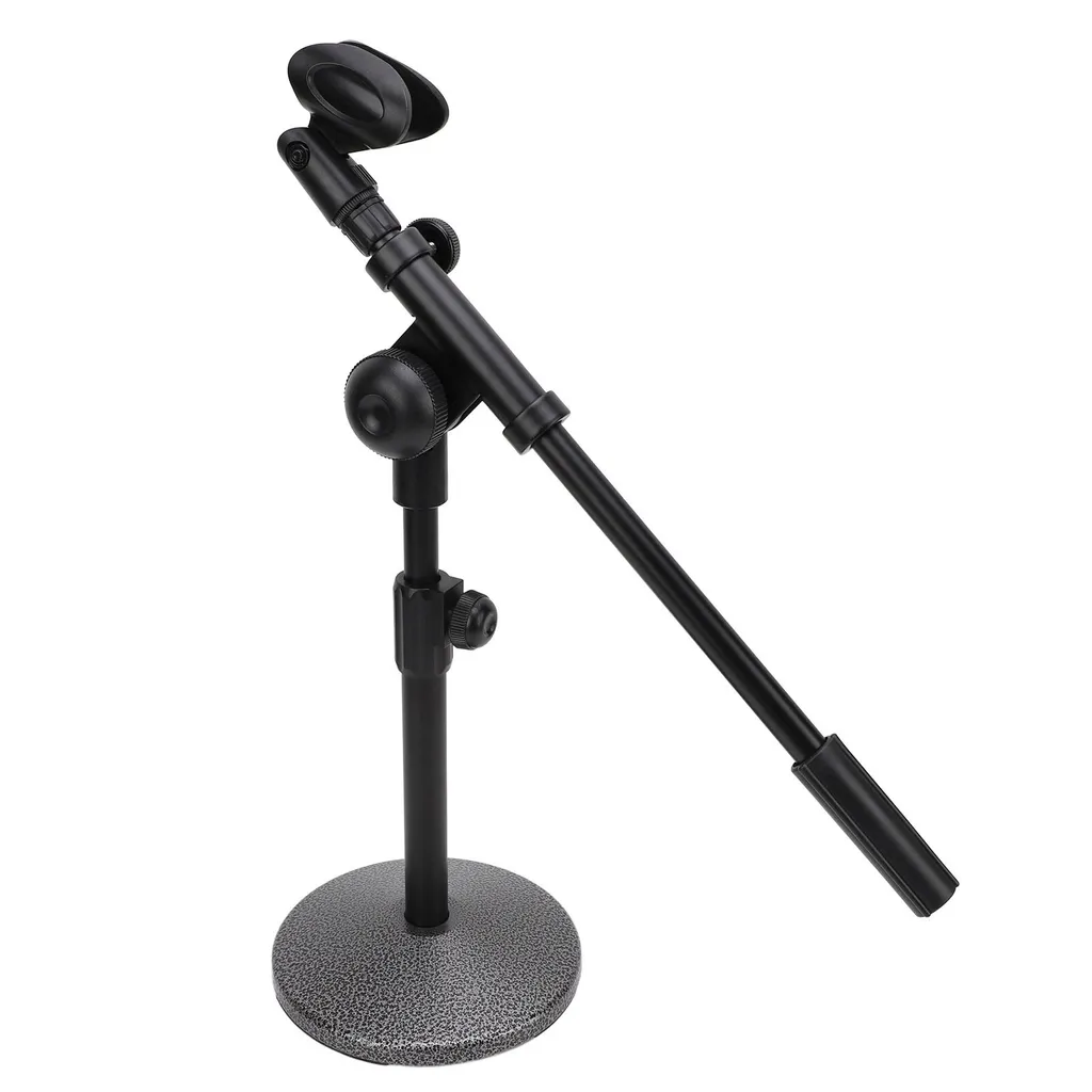 Support de micro de table réglable en hauteur avec pince universelle - 4
