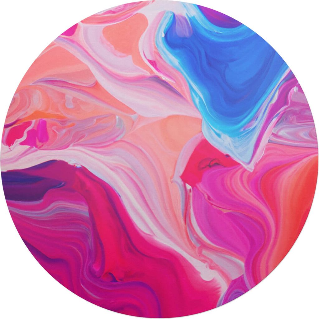 Bunte Abstraktionen – Bodenschutzmatte – Stuhlunterlage – Bürostuhlmatte – Rutschfeste Bodenmatte – Schutzmatte für Hartboden – fi 10...