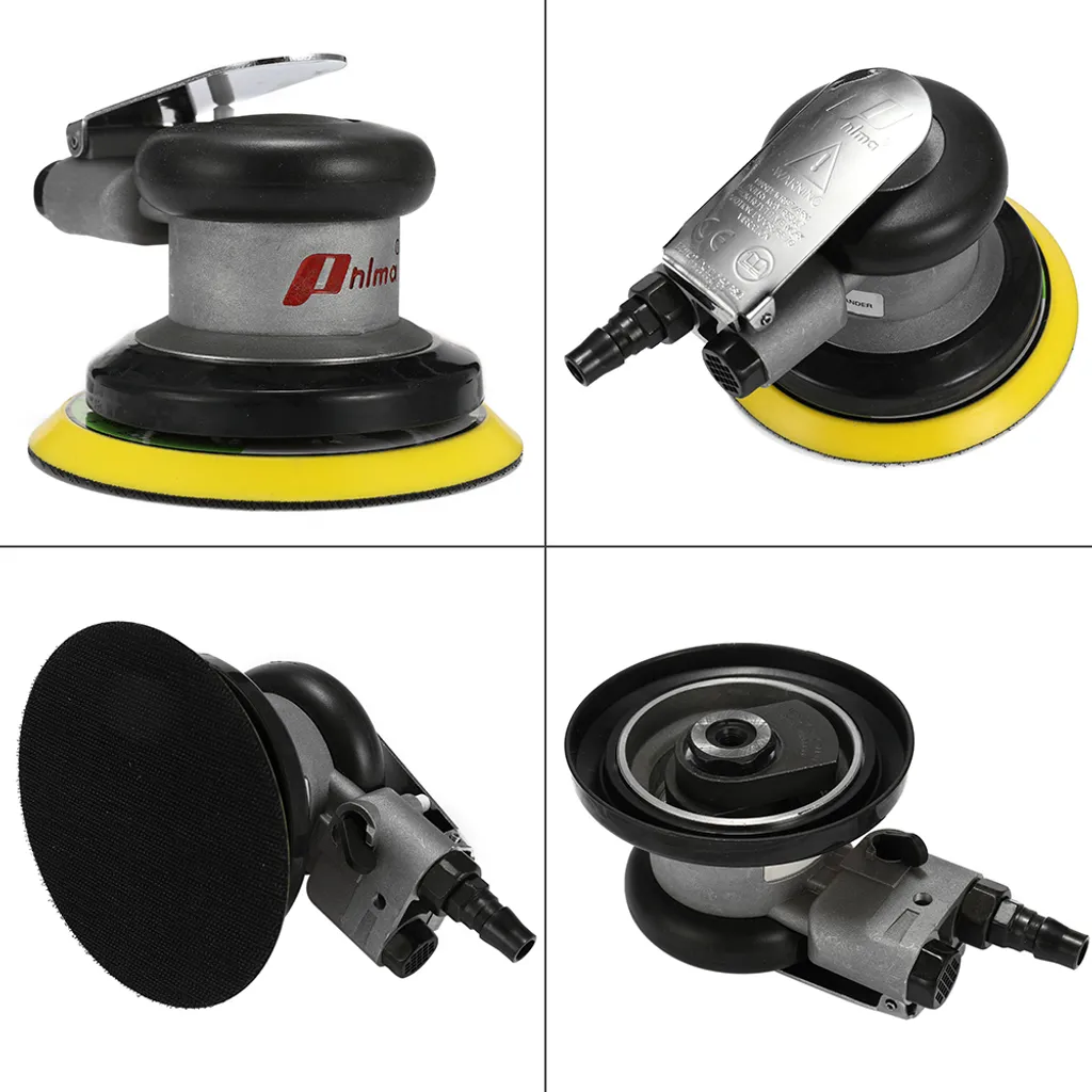 Ponceuse Pneumatique Orbitale 5 Pouces - Disque de Polissage Professionnel - 4