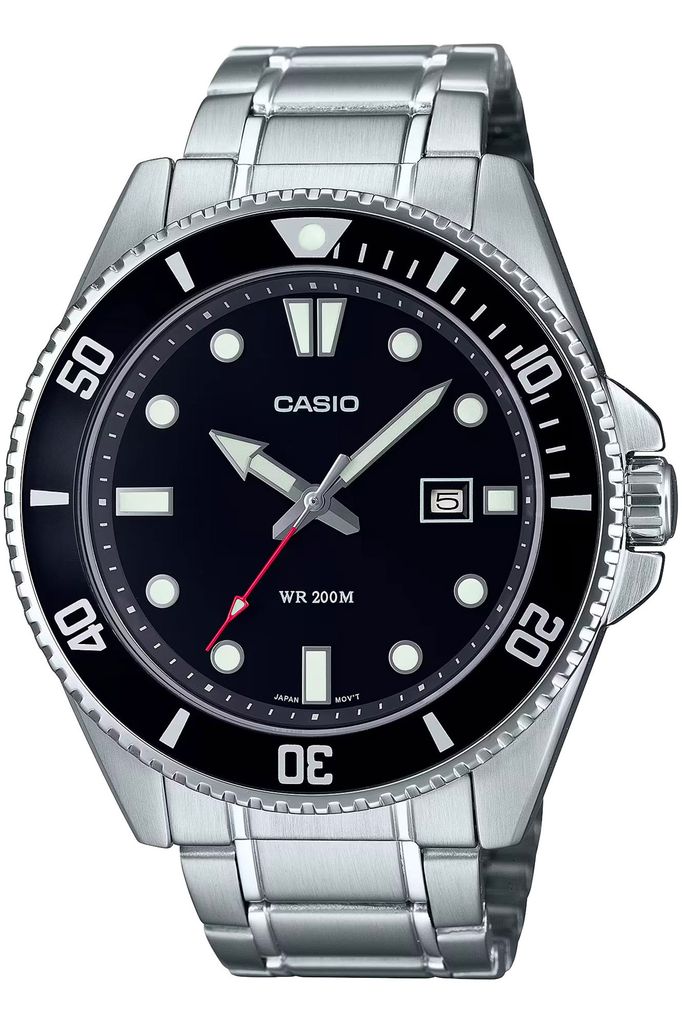 Casio Mdv-107d-1a1 Uhr Schwarz Herren Schwarz One Size
