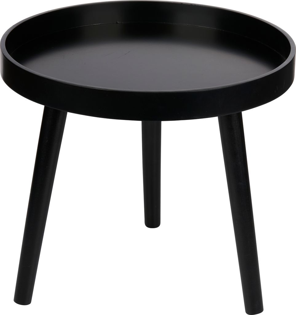 Arti Casa Beistelltisch Rund Ø40 cm Wohnzimmertisch Holz - Couchtisch Klein - Nachttisch Modern - Beistelltisch Weiß Kompakt - Kleiner Tisch