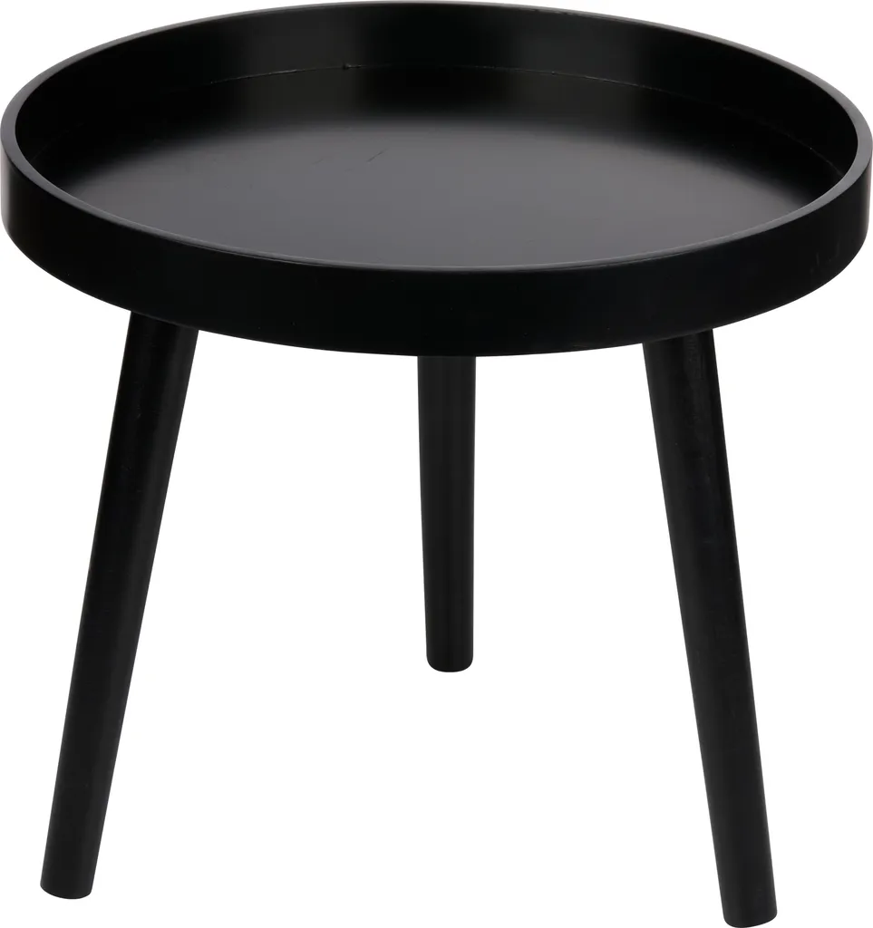 Table d'appoint ronde Arti Casa Ø40 cm en bois blanc style moderne