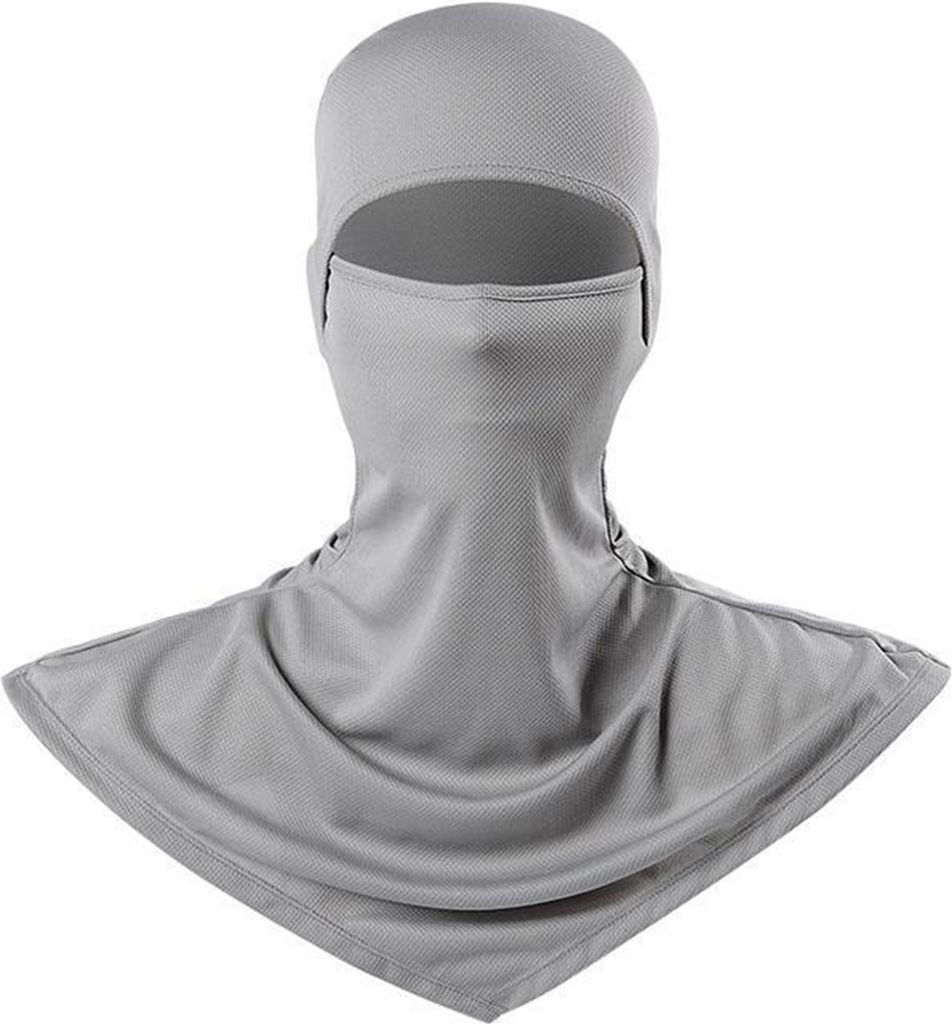 Sonnenschutz-Gesichtsschutz, Sturmhaube, einfarbig, atmungsaktiv, feuchtigkeitsableitend, UV-beständig, Gesichtsschutz für den Hals