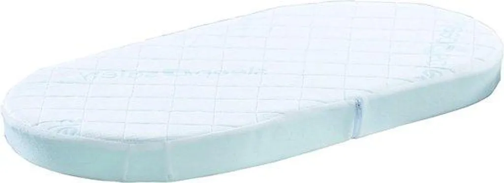 Matelas de rechange ovale pour couffin et lit pliant bébé 46x82 cm