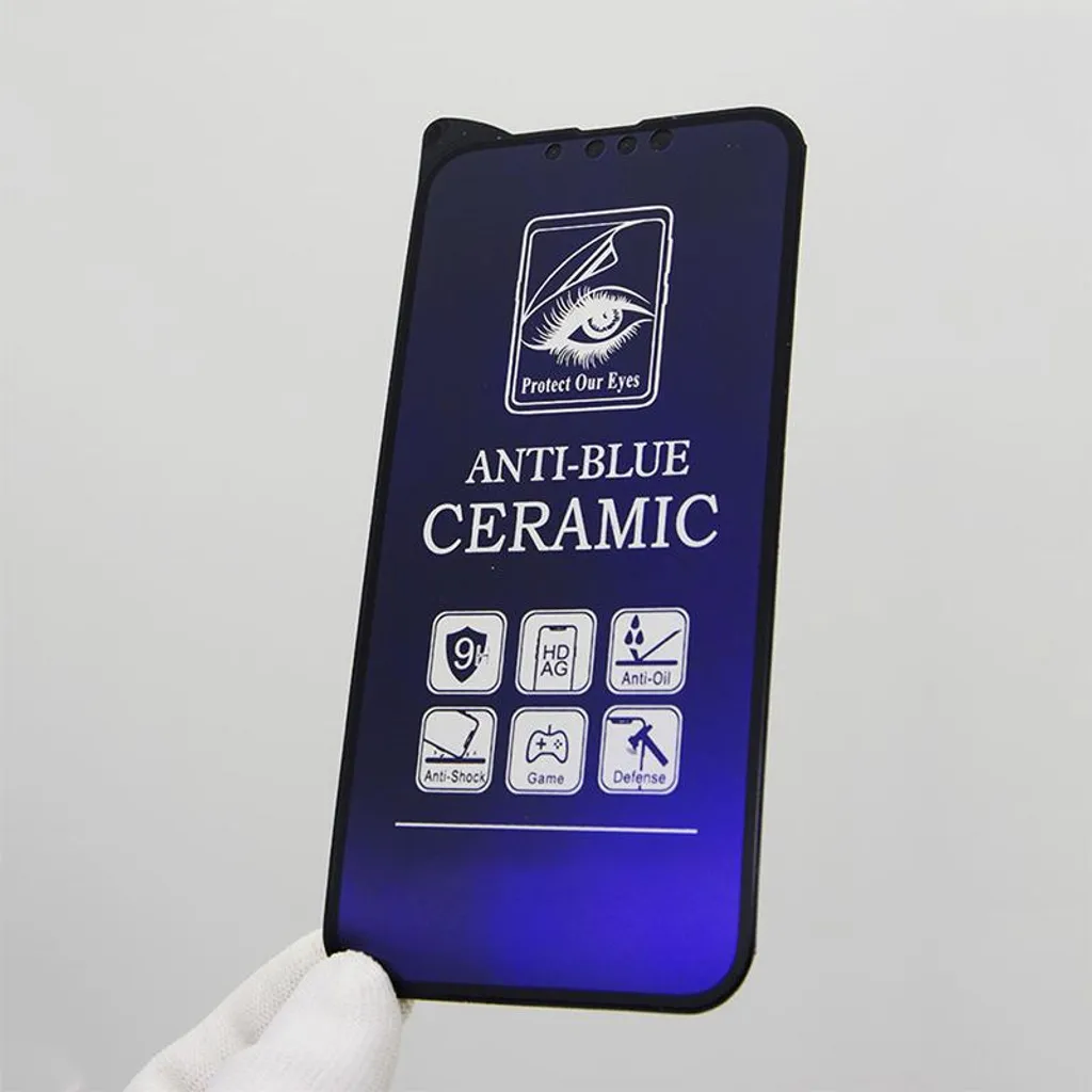 BlueCat Protezione Per Display IPhone 8, Vetro Temperato 9H Con Filtro Luce Blu 100%, Antigraffio