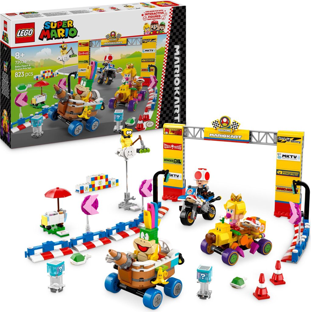 72036 - LEGO Super Mario - Mario Kart™ - Set Baby Peach e Immagine del prodotto 