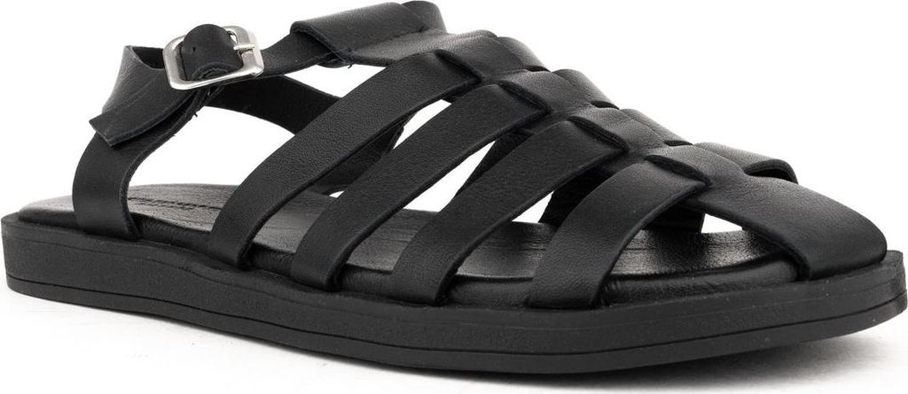 Sergio Moretti Damen Klassische Sandalen SM6014-2972BLK Farbe: Schwarz Größe: 38