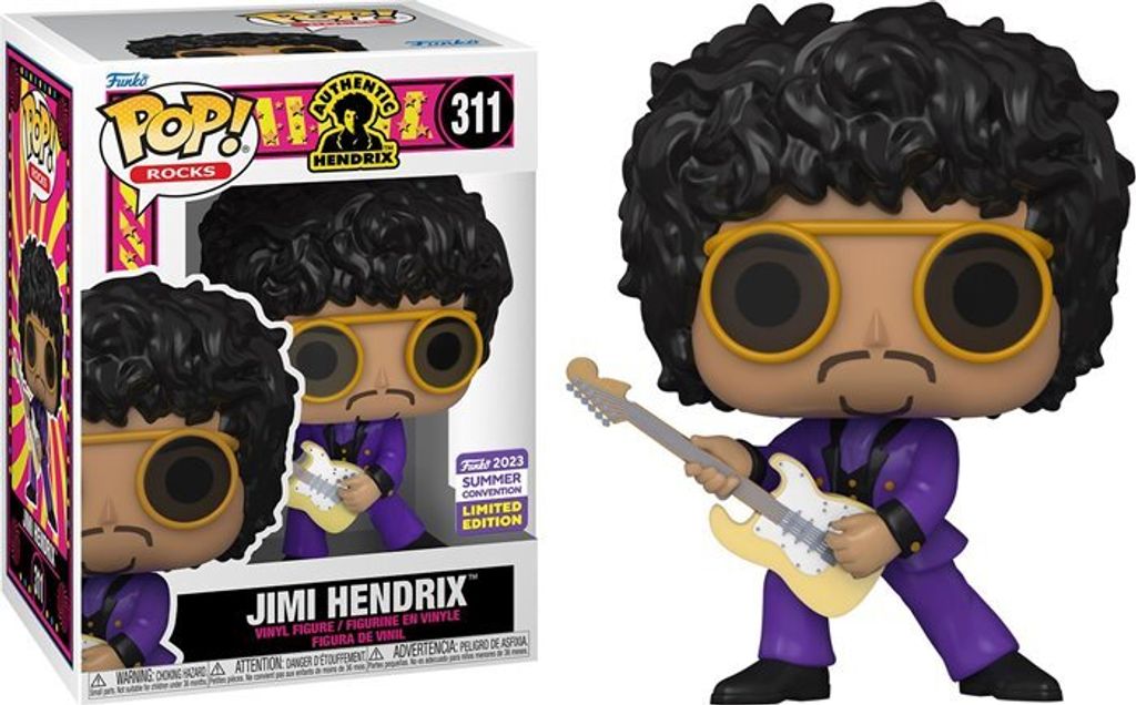 Figurine Funko POP Authentic 311 Jimi Hendrix Summer Image du produit 