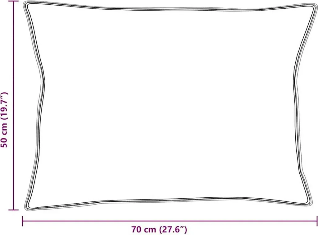 Set Piumone vidaXL Bianco Microfibra | Morbido Abbraccio Notturno 2 Pezzi - 8