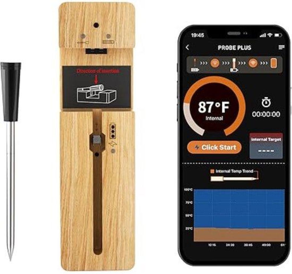 Fleischthermometer Bluetooth drahtlos digital