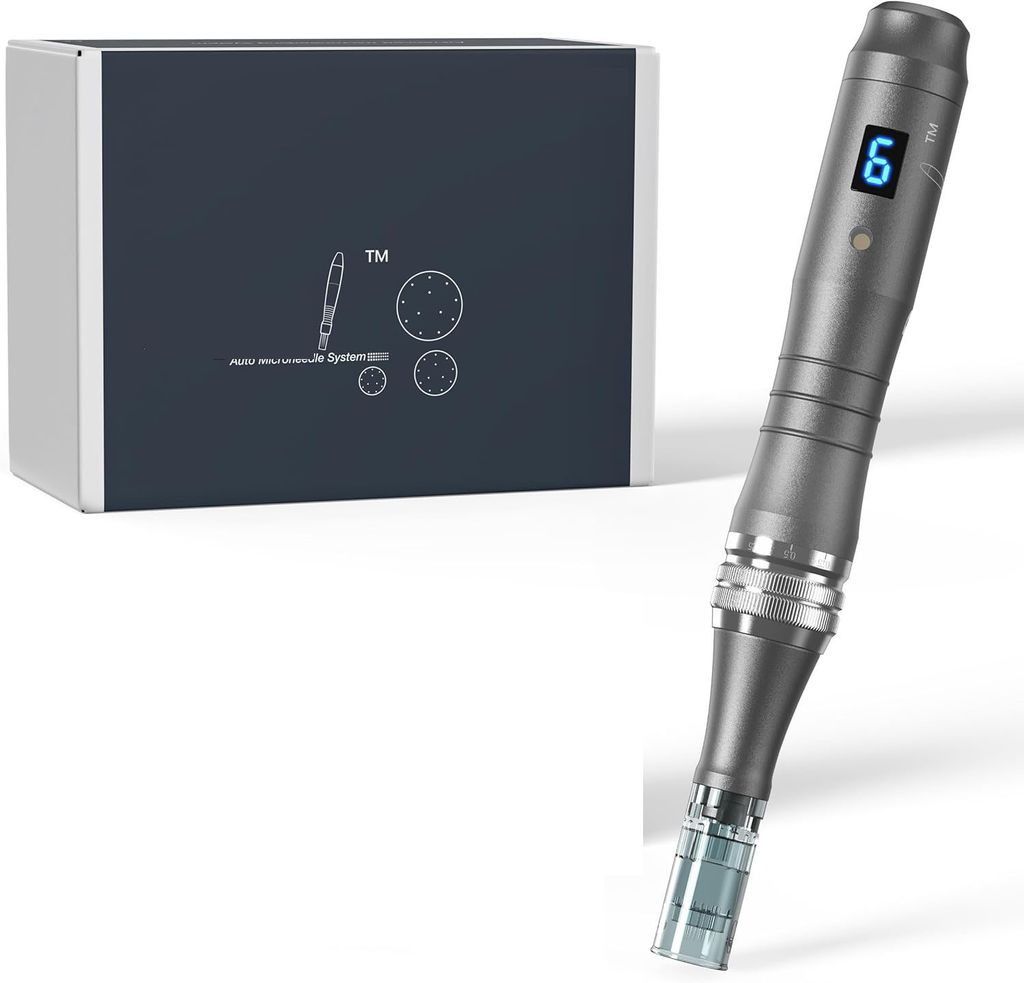 Home Gesichtsbehaarung Bart Microneedling Microneedling Hautpflege-Tool-Kit für Männer und Frauen