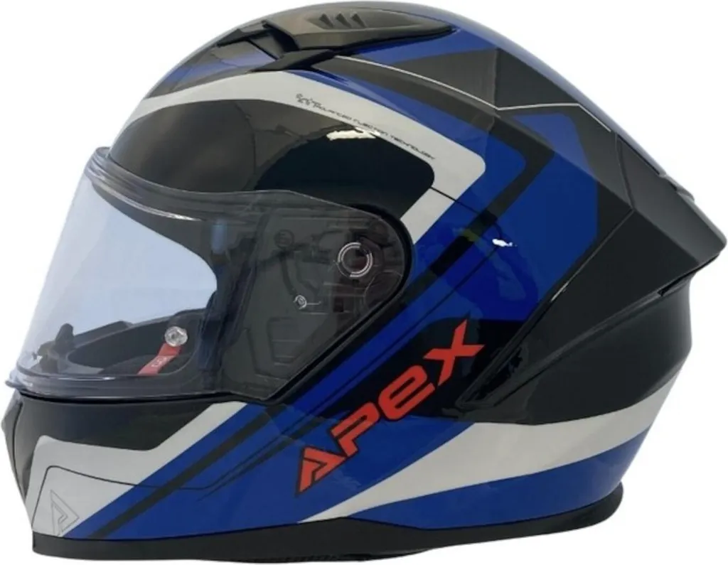 Casque Moto APEX FI100 Valencia Design Sportif - Confort Optimisé M 57