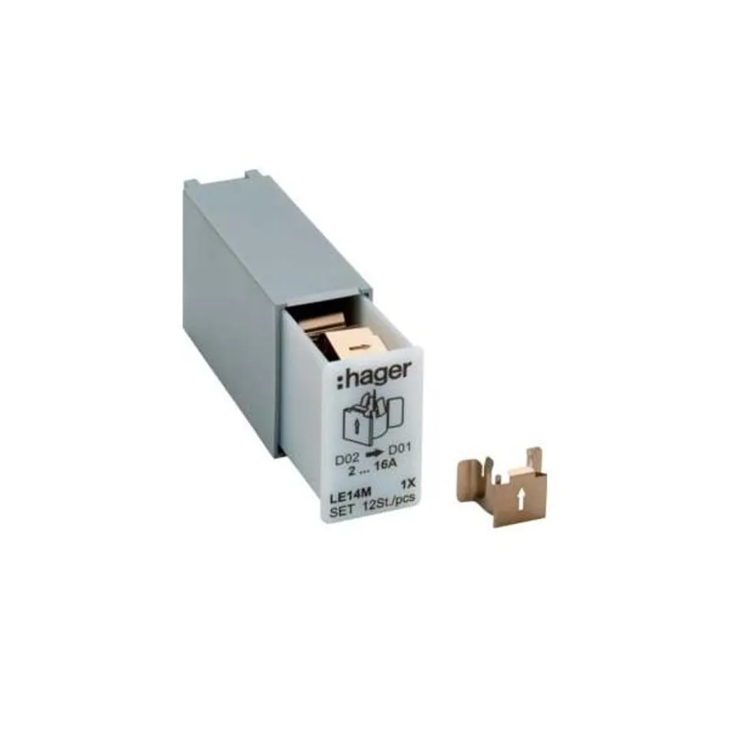 Rail de Fixation Hager LE14M pour Modules de Coffret Électrique 13M
